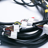 KOBELCO 350-8 Connect the main line of the hydraulic pump